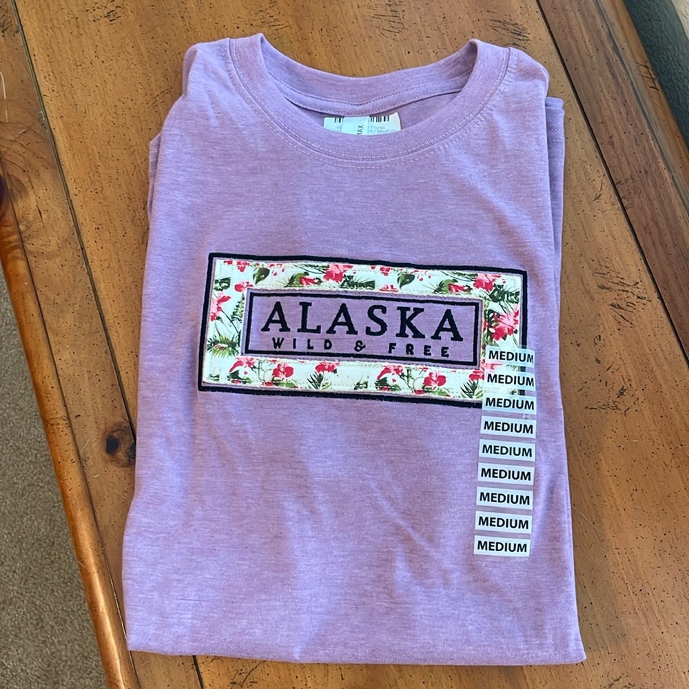 Alaska Lavender Short Sleeved T-Shirt